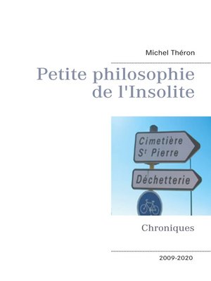 cover image of Petite philosophie de l'Insolite